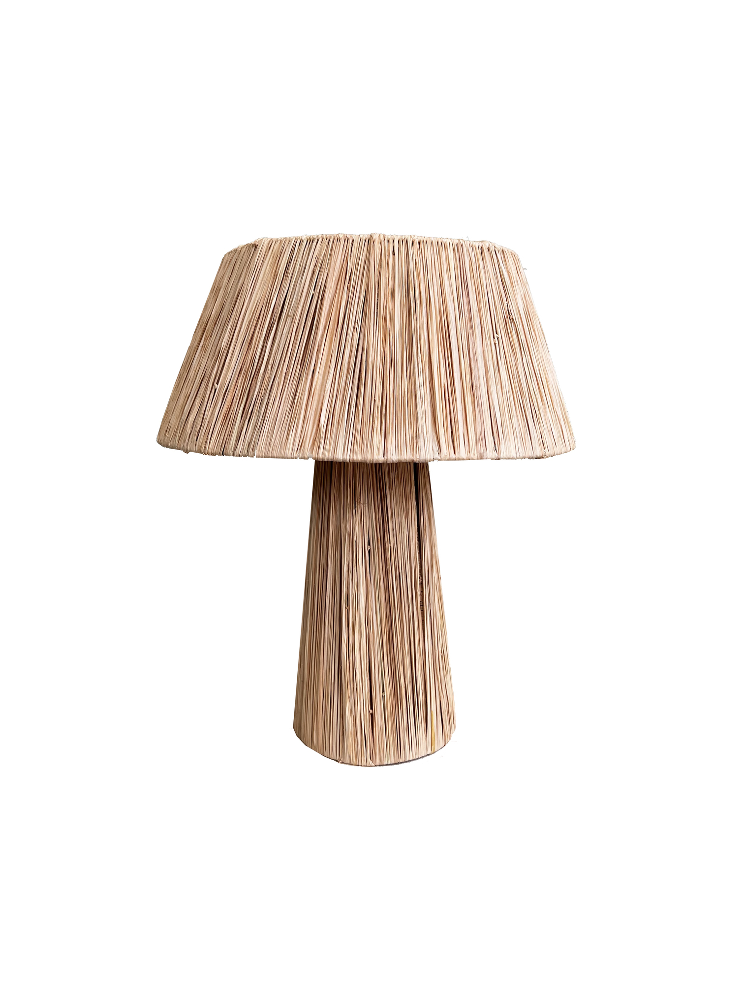 straw table lamp small